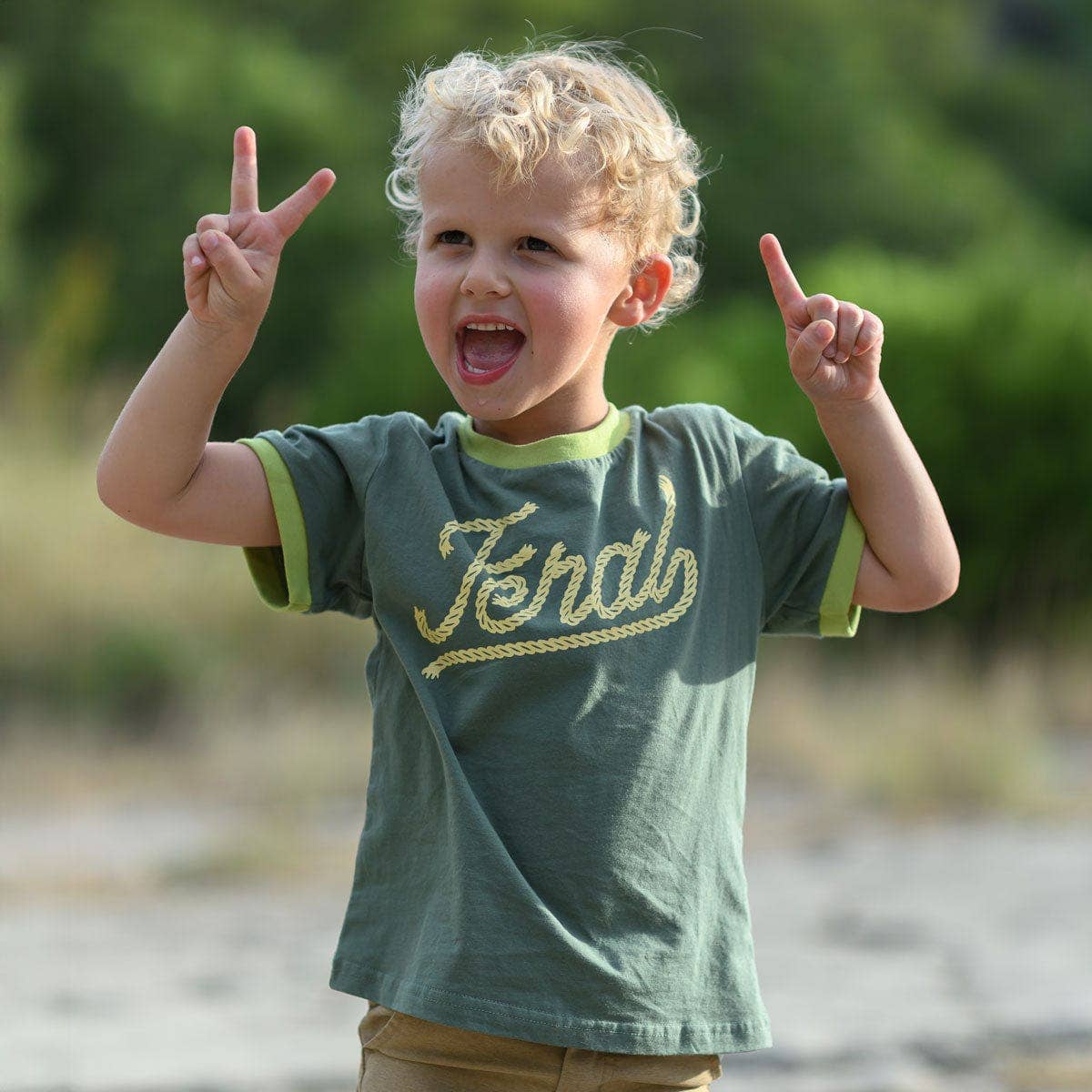 Feral Vintage Ringer Toddler Tee