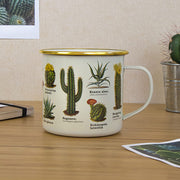 Desert Botanical Enamel Mug