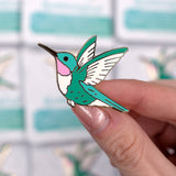 Hummingbird Enamel Pin
