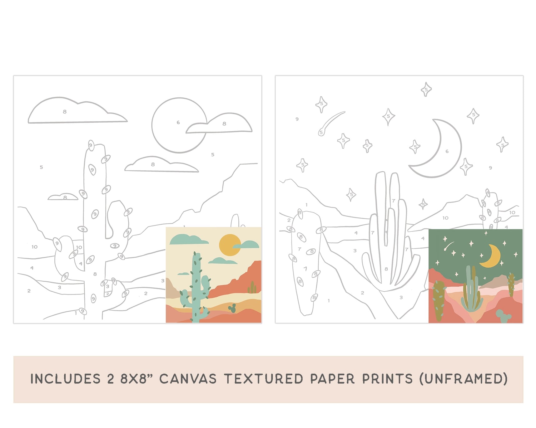 Zen Desert Meditative Paint By Number