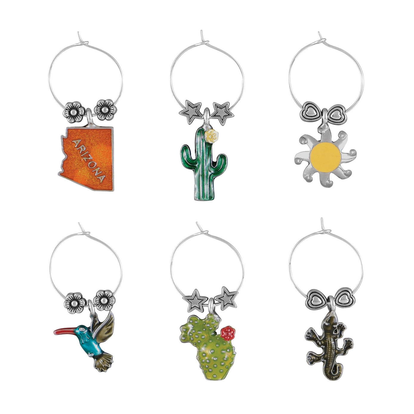 6-Piece Arizona Wine Charms