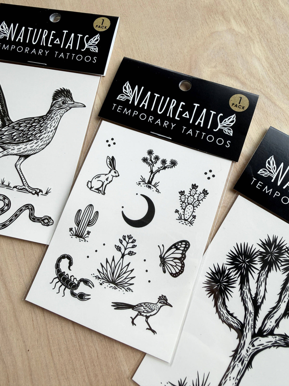 Tiny Desert Wonders Temporary Tattoo
