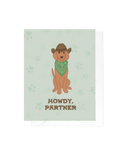 Howdy Partner Greeting Card