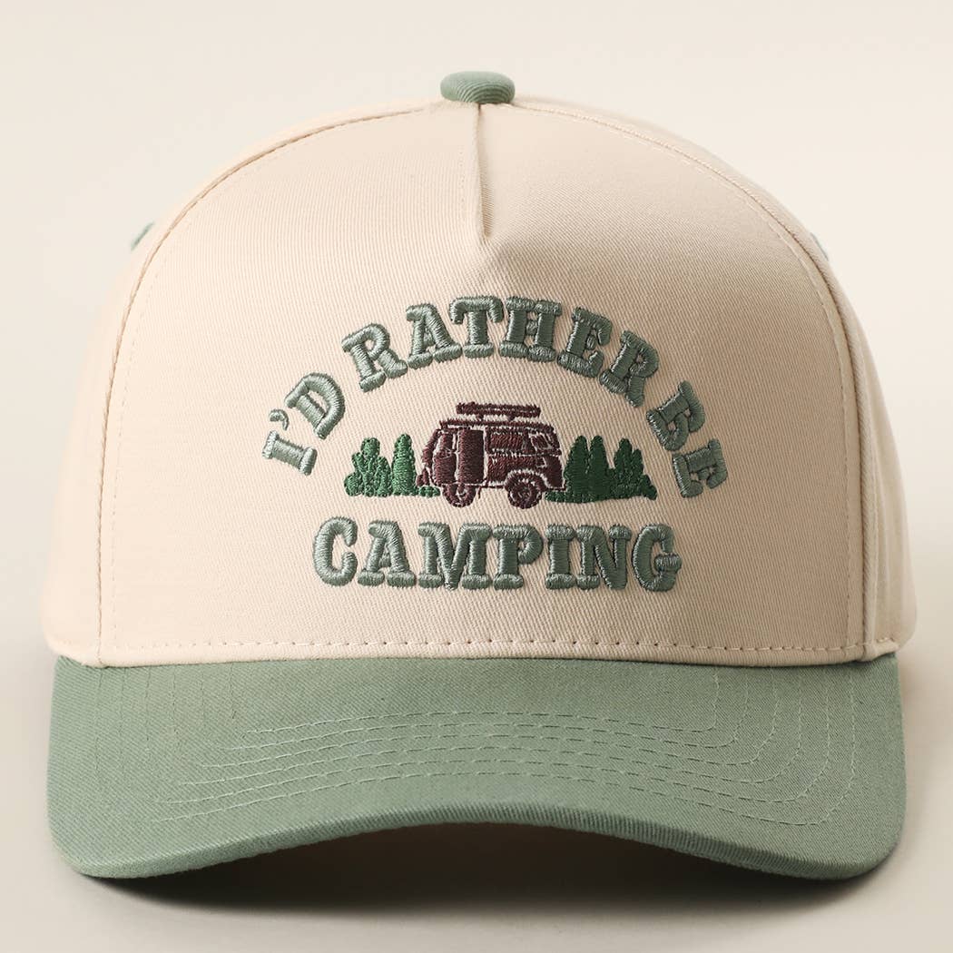 I'd Rather Be Camping Trucker