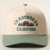 I'd Rather Be Camping Trucker