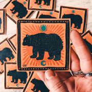 Sunset Bear Sticker