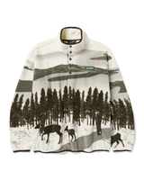 Muir Woods Views Trail fleece featuring a forest silhouette pattern and Parks Project label.
