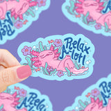 Axolotl Relax-A-Lot Sticker