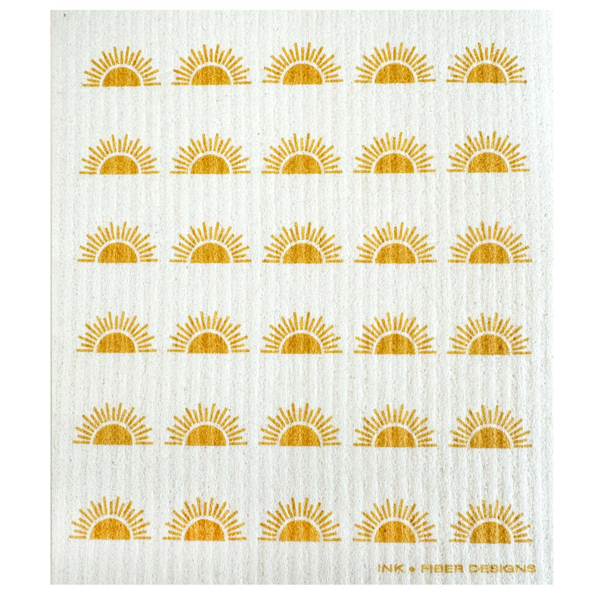 Sun Filled Swedish Dishcloth