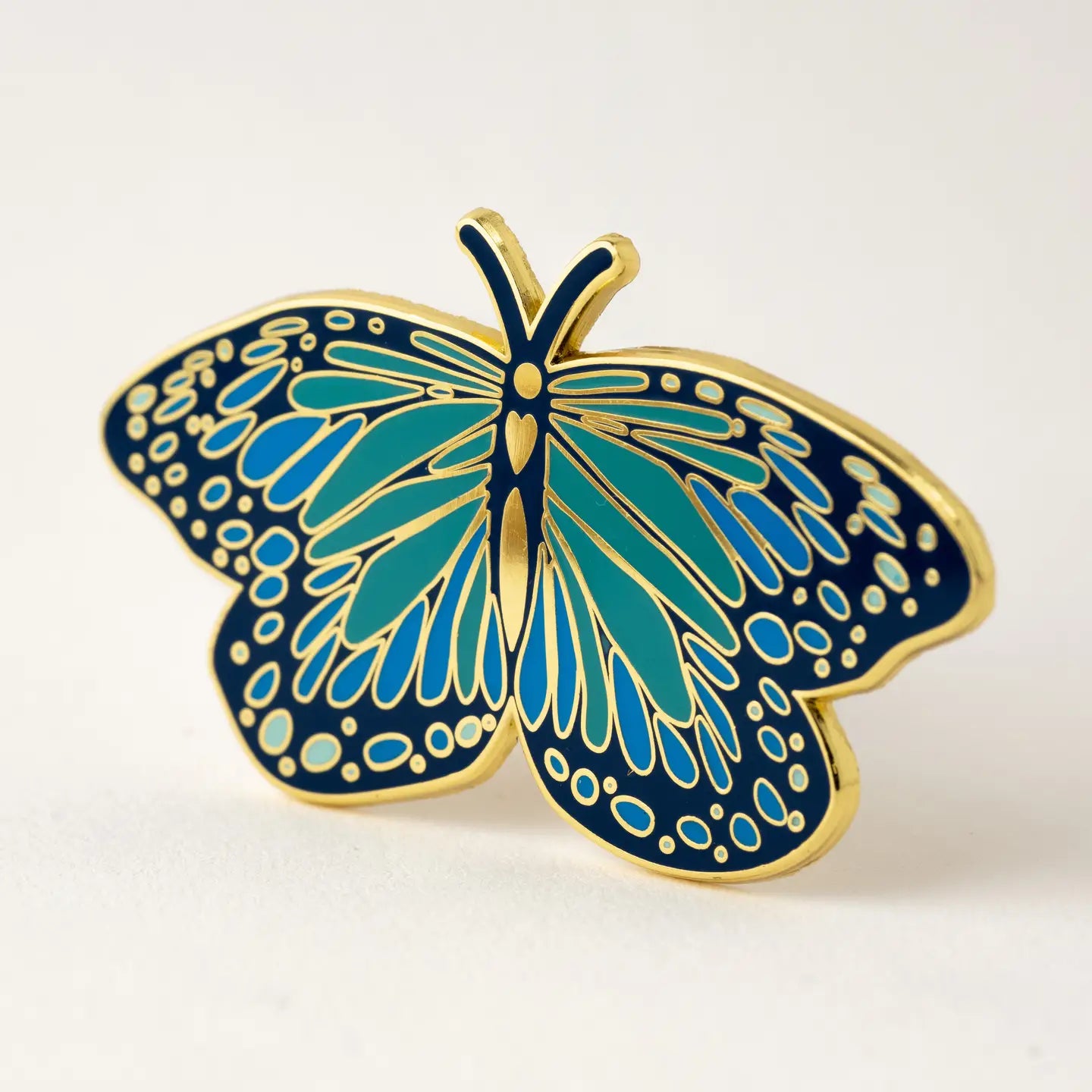 Blue Morpho Butterfly Pin