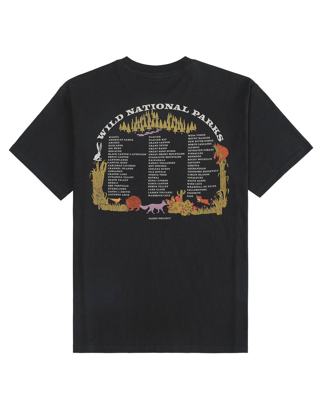 Wild Parks Checklist Pocket Tee