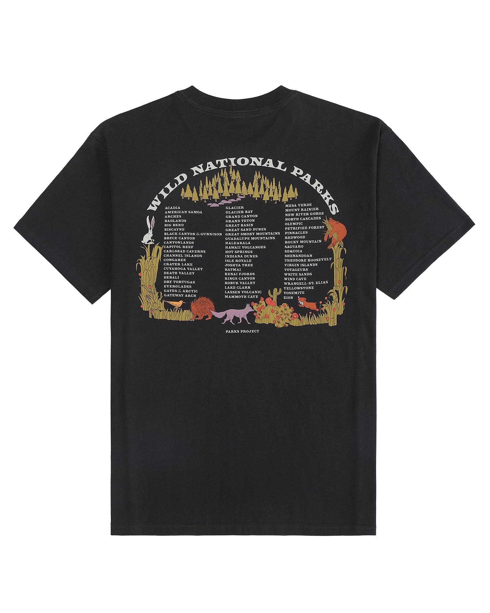 Wild Parks Checklist Pocket Tee