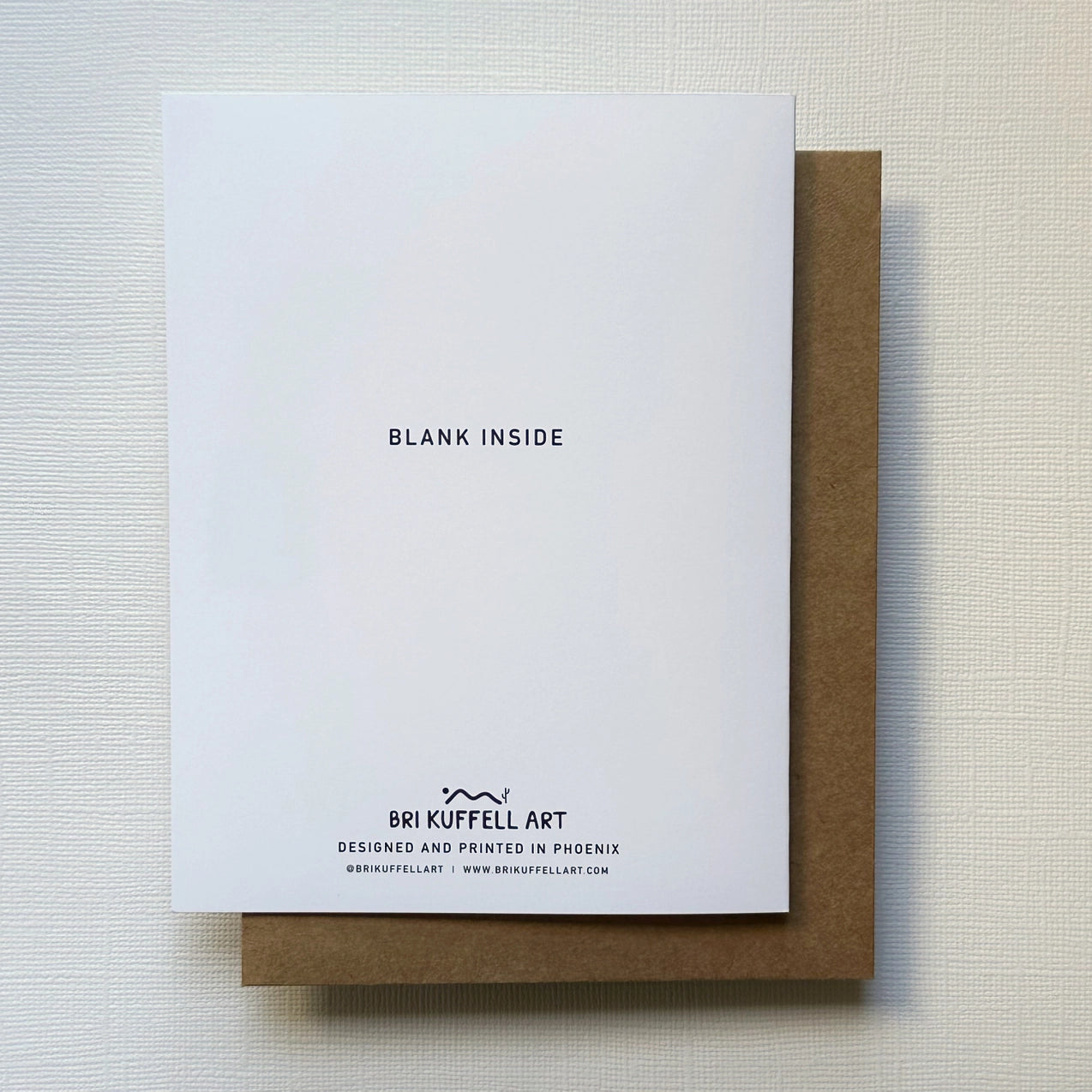 Topography Thank You Card