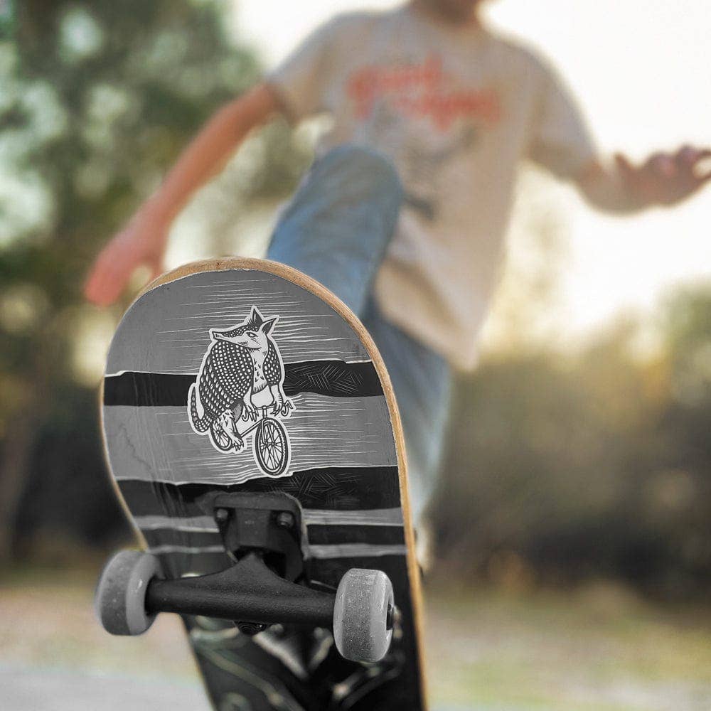 Armadillo Biker Sticker