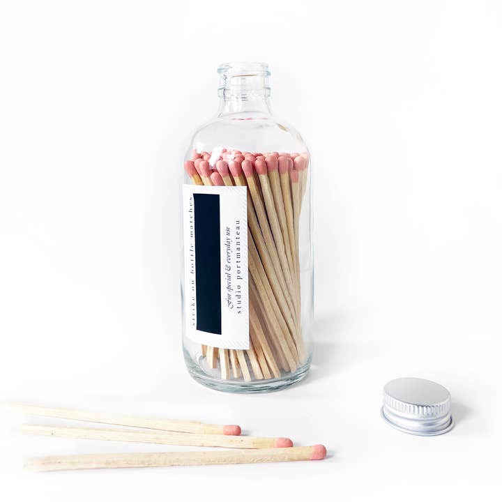 Candle Match Jar
