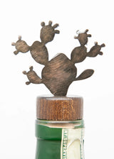 Prickly Pear  Cactus Bottle Topper