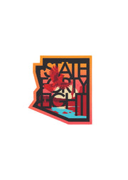 State Forty Eight - Desert Cardinal Sticker