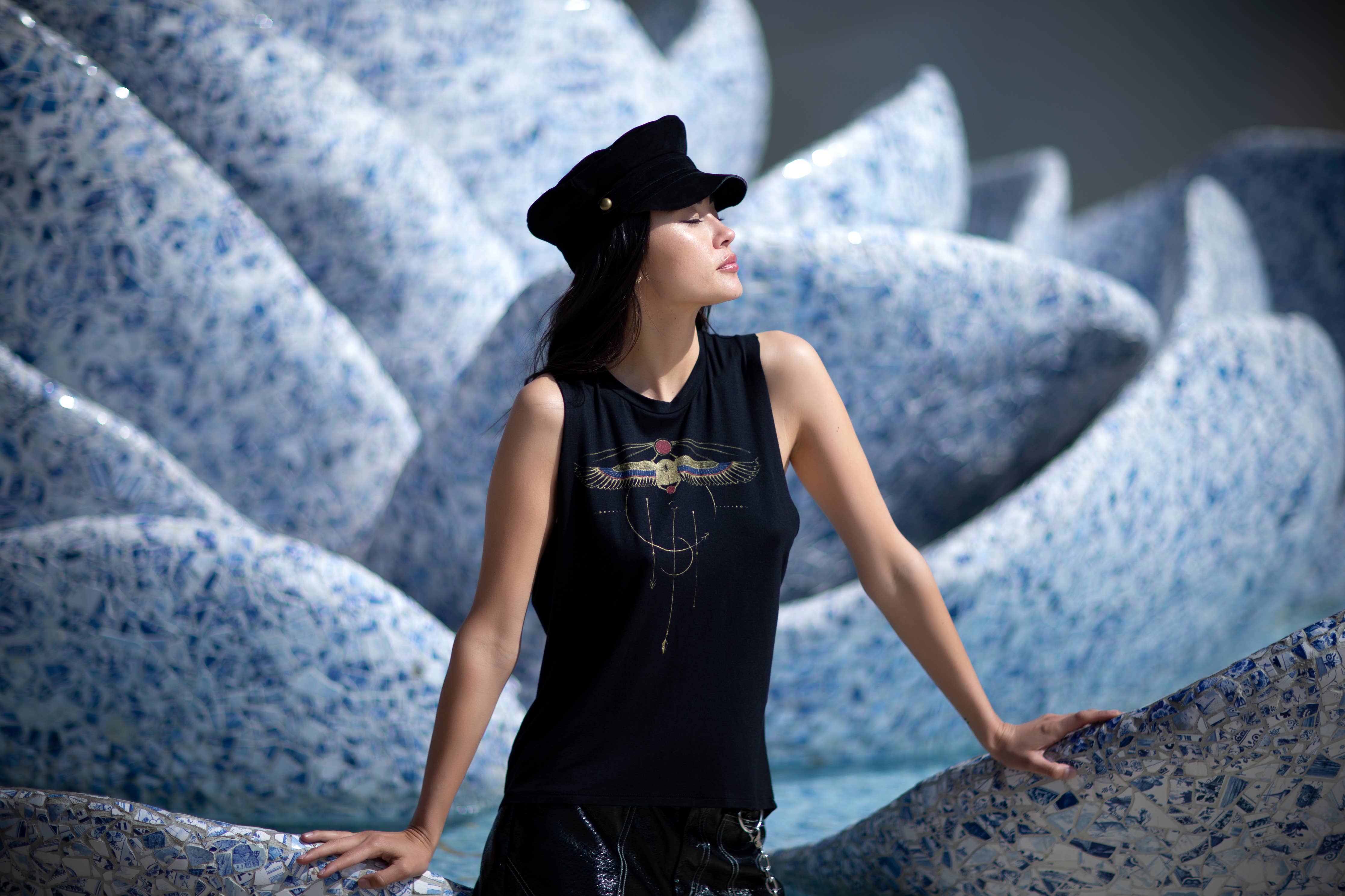 Scarab Sleeveless Top