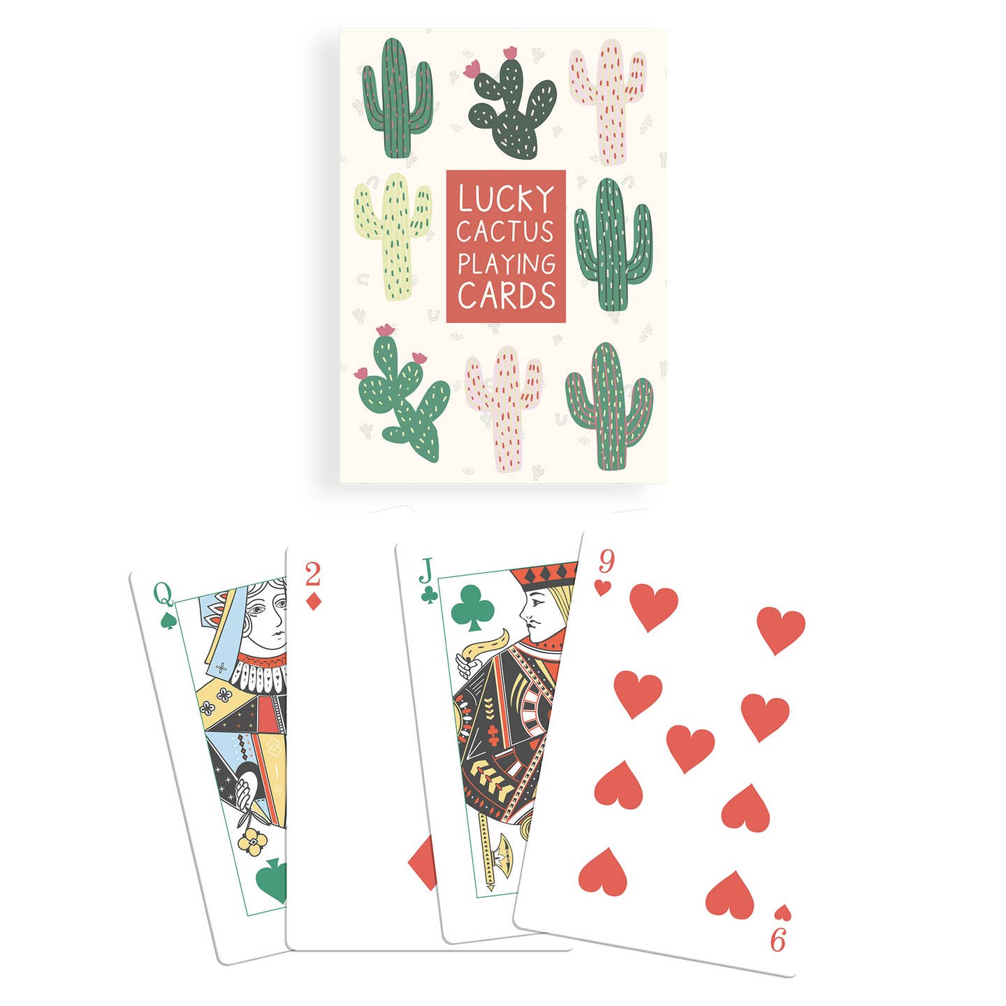 Lucky Cactus Deck of Playing Cards