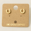 Mini Horseshoe Stud Earrings