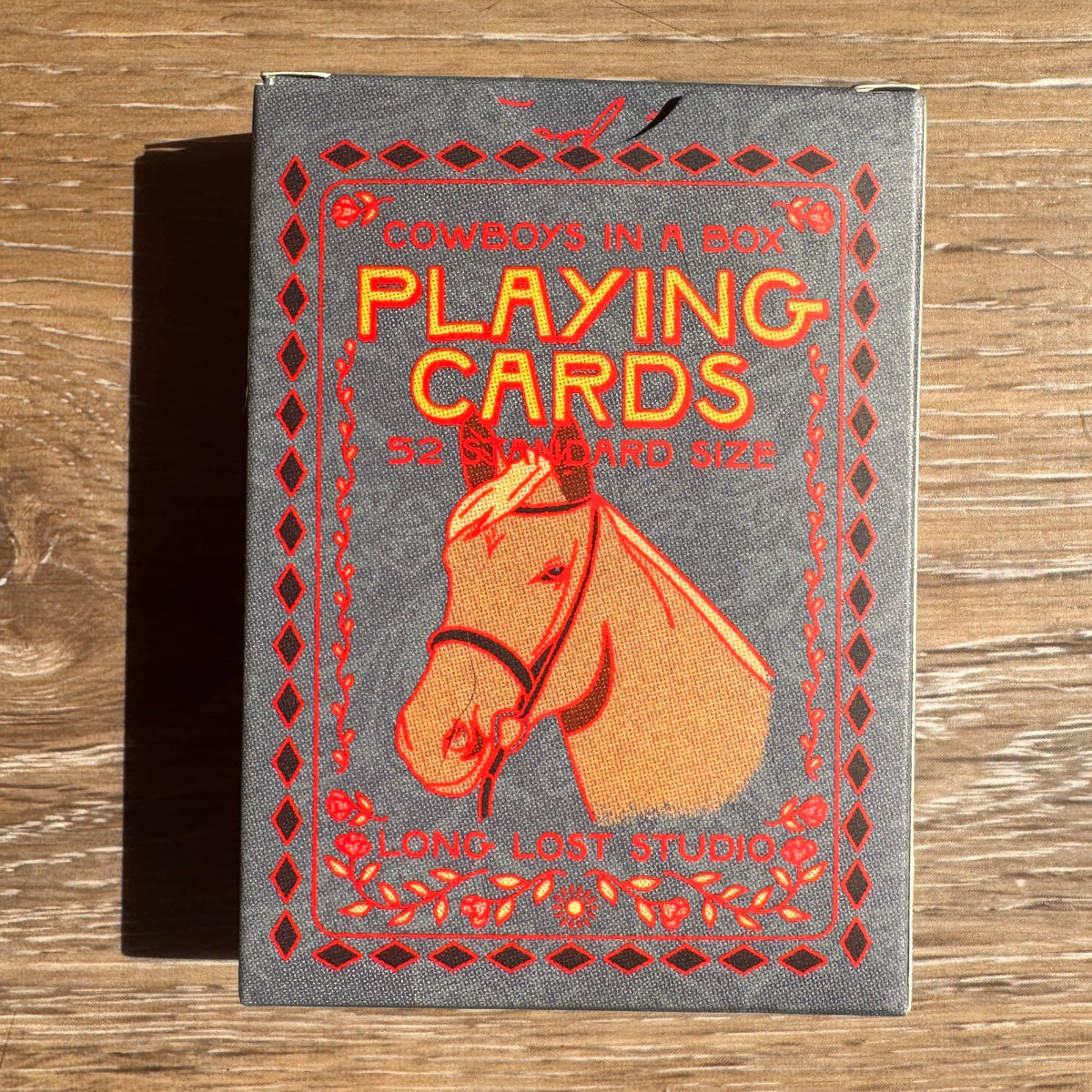Cowfolk In A Box Playing Cards