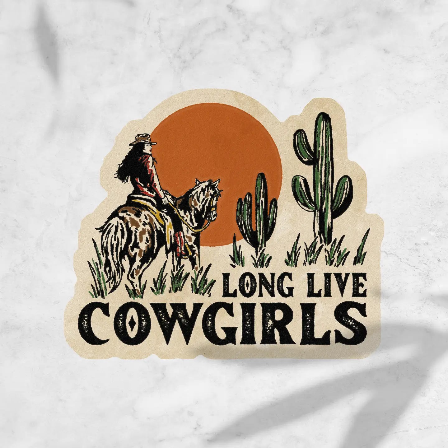 Long Live Cowgirls Sticker