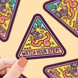 Watch Your Step Sticker