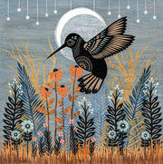 The Evening's Star - 8 x 8 Cut Paper Art Print