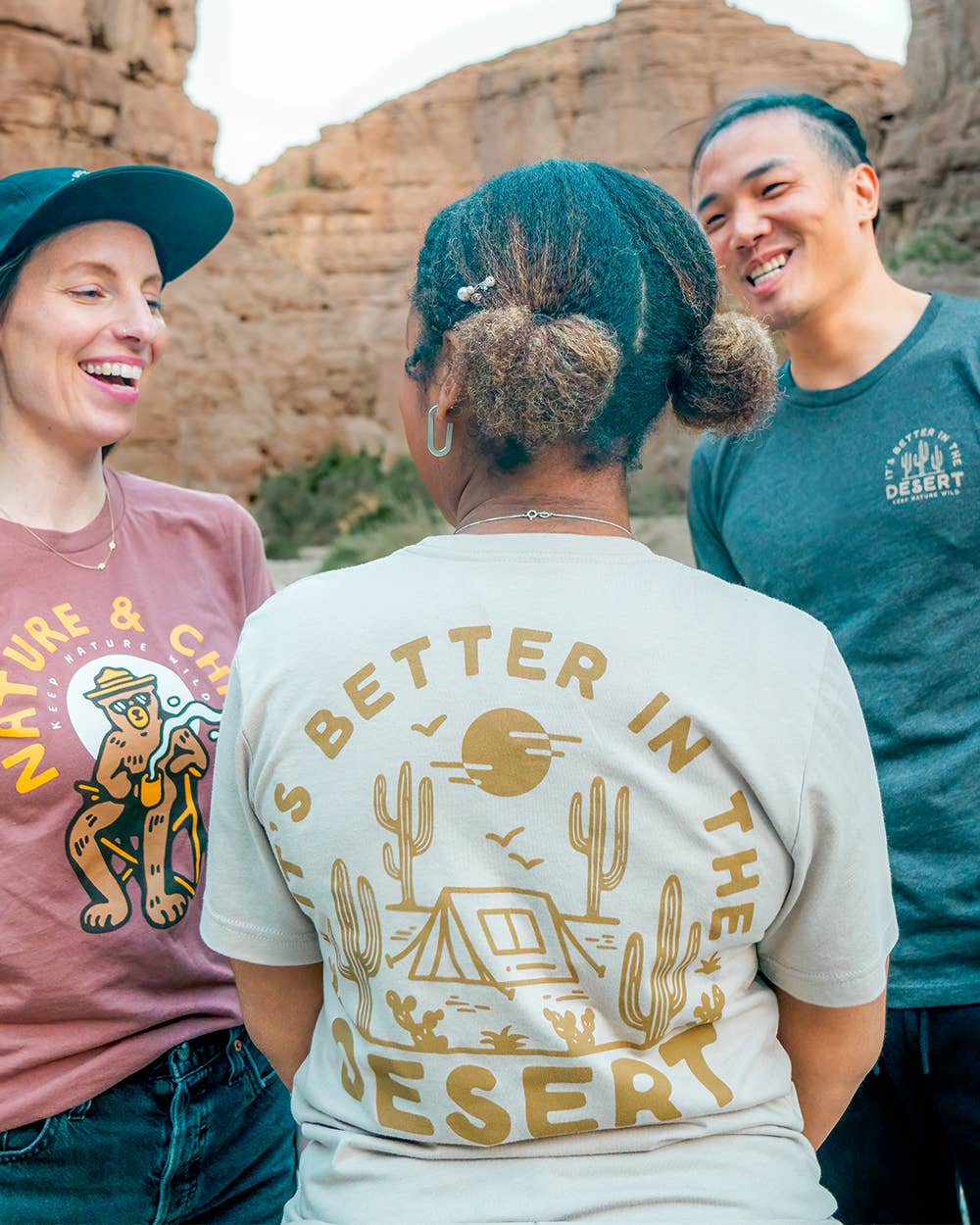 Better in the Desert Unisex Tee - Heather Tan