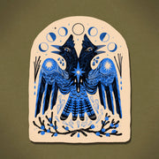 Steller's jay- Durable & Weatherproof Sticker