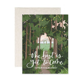 Woodland Weddings Congratulations Card