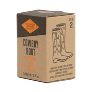 Cowboy Boot Shot Glass Set