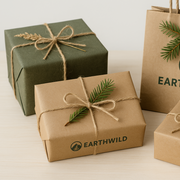 CREATE AN ECO-FRIENDLY GIFT WRAP MOCK UP FOR EARTHWILD
