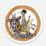 Critter Group Photo Sticker