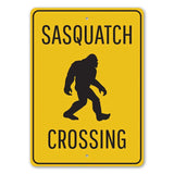 Sasquatch Crossing Sign