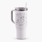 White 40oz Engraved Tumbler