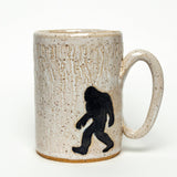 Sasquatch Handmade Ceramic White 14oz Mug