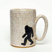 Sasquatch Handmade Ceramic White 14oz Mug
