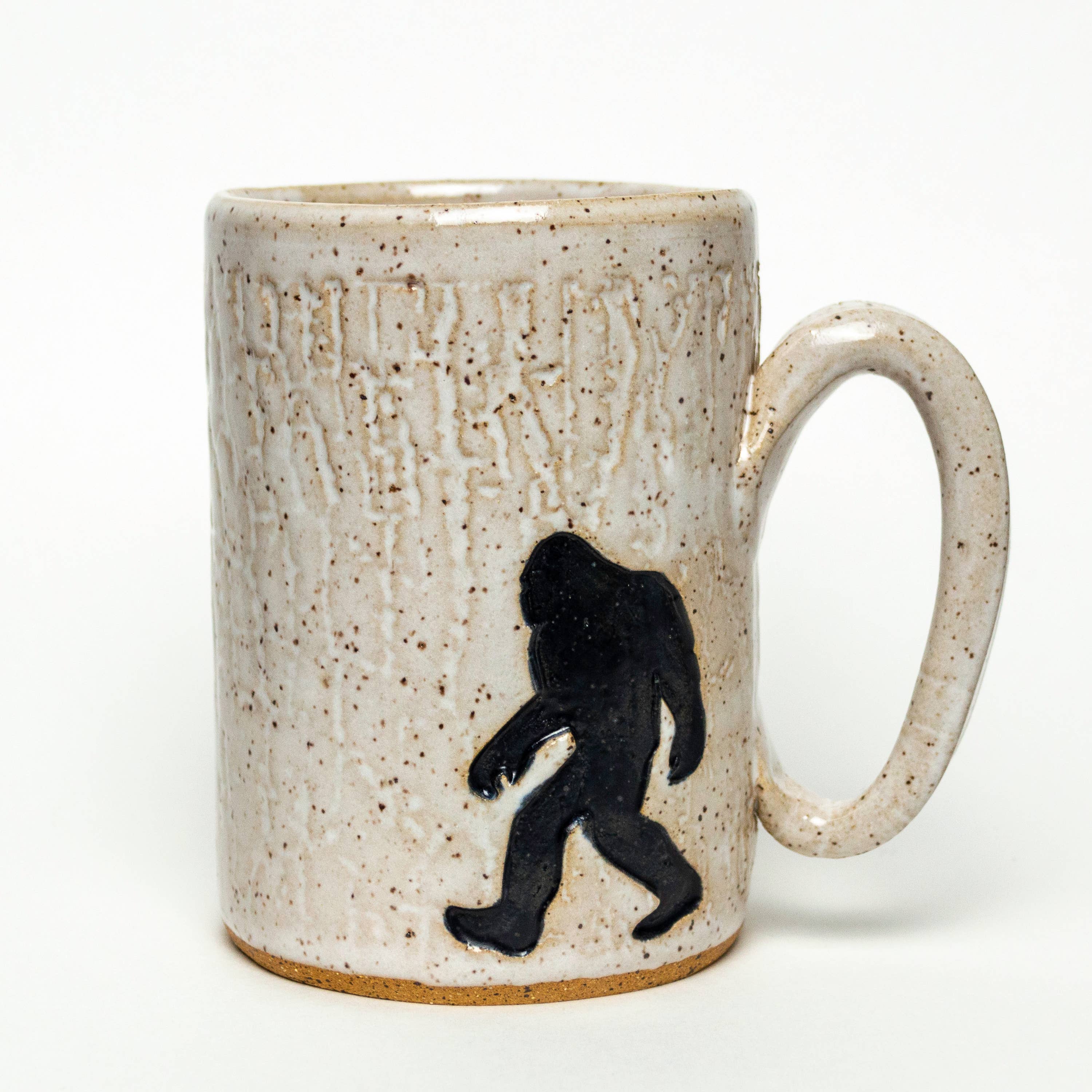 Sasquatch Handmade Ceramic White 14oz Mug