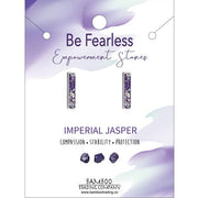 Be Fearless Jasper Earrings