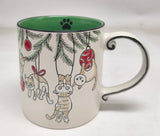 Christmas Tree Cats Ceramic Mug
