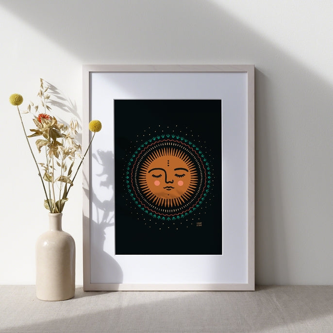 Waking Up Sun Print 8x10