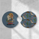 Boot Scootin' Car Coasters