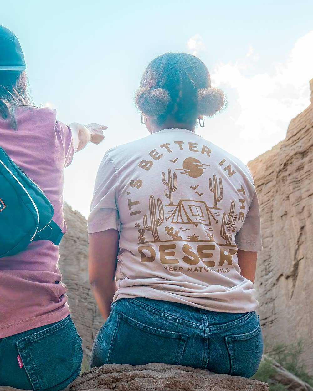 Better in the Desert Unisex Tee - Heather Tan