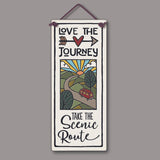 Love the Journey Ceramic Wall Art