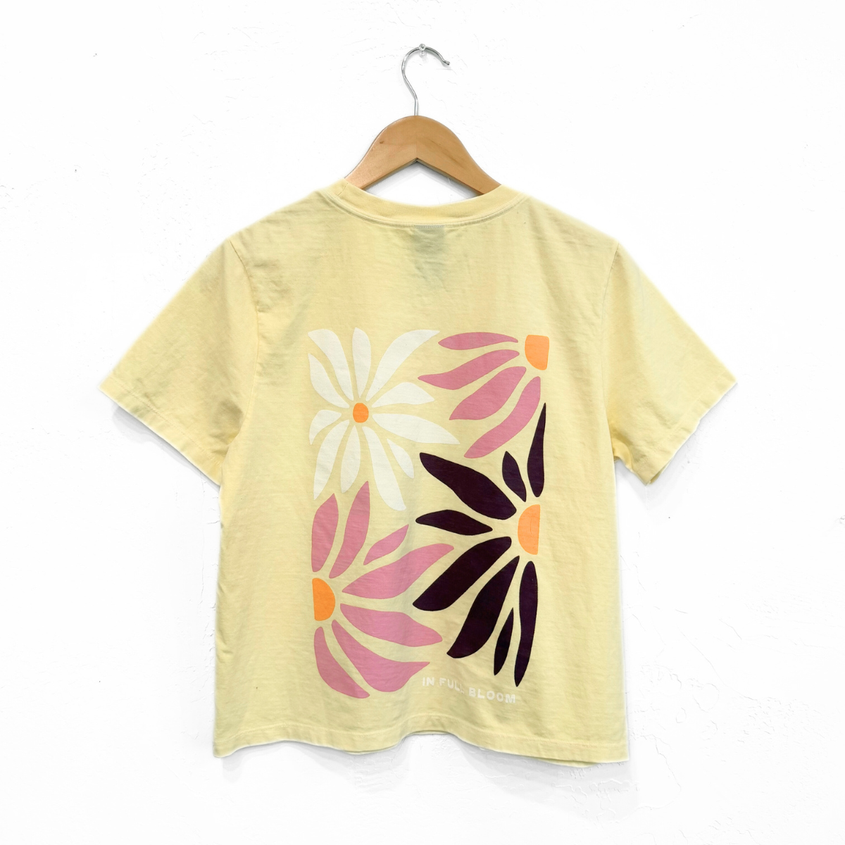 In Full Bloom Ladies Tee - Buttermilk