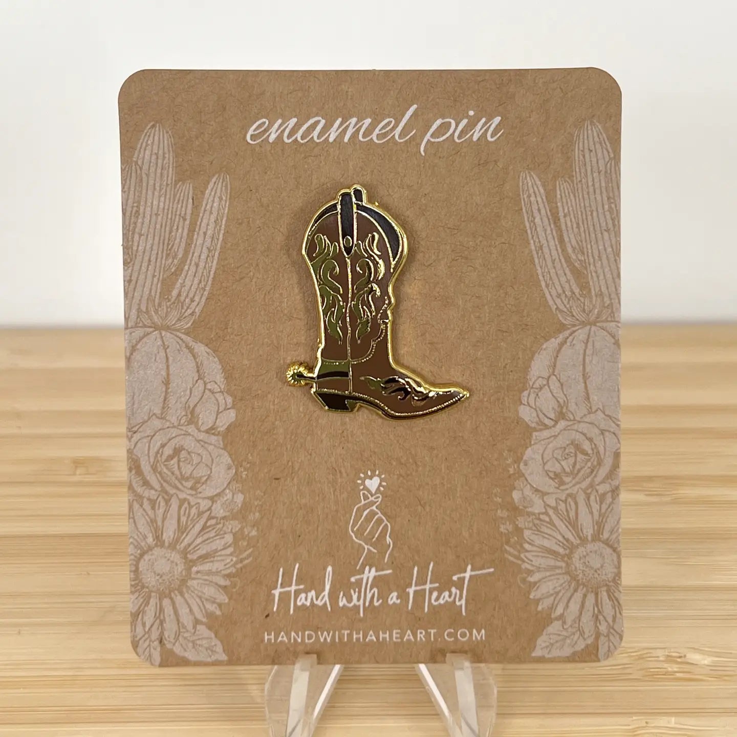 Cowboy Boot Enamel Pin