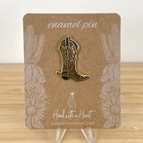 Cowboy Boot Enamel Pin