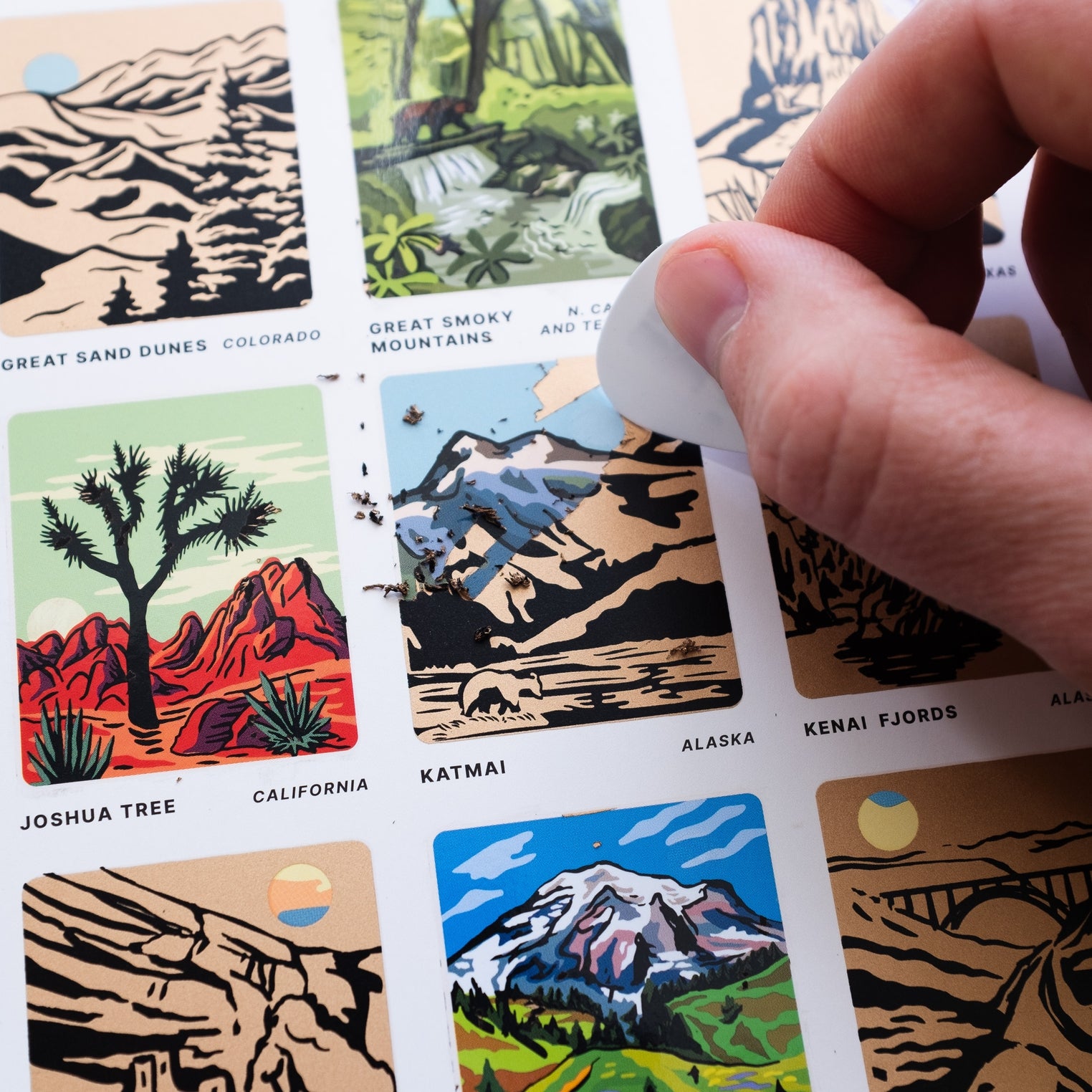 National Parks Scratch-Off U.S. Bucket List