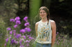 Wild Field Ladies Crop Tank - French Vanilla
